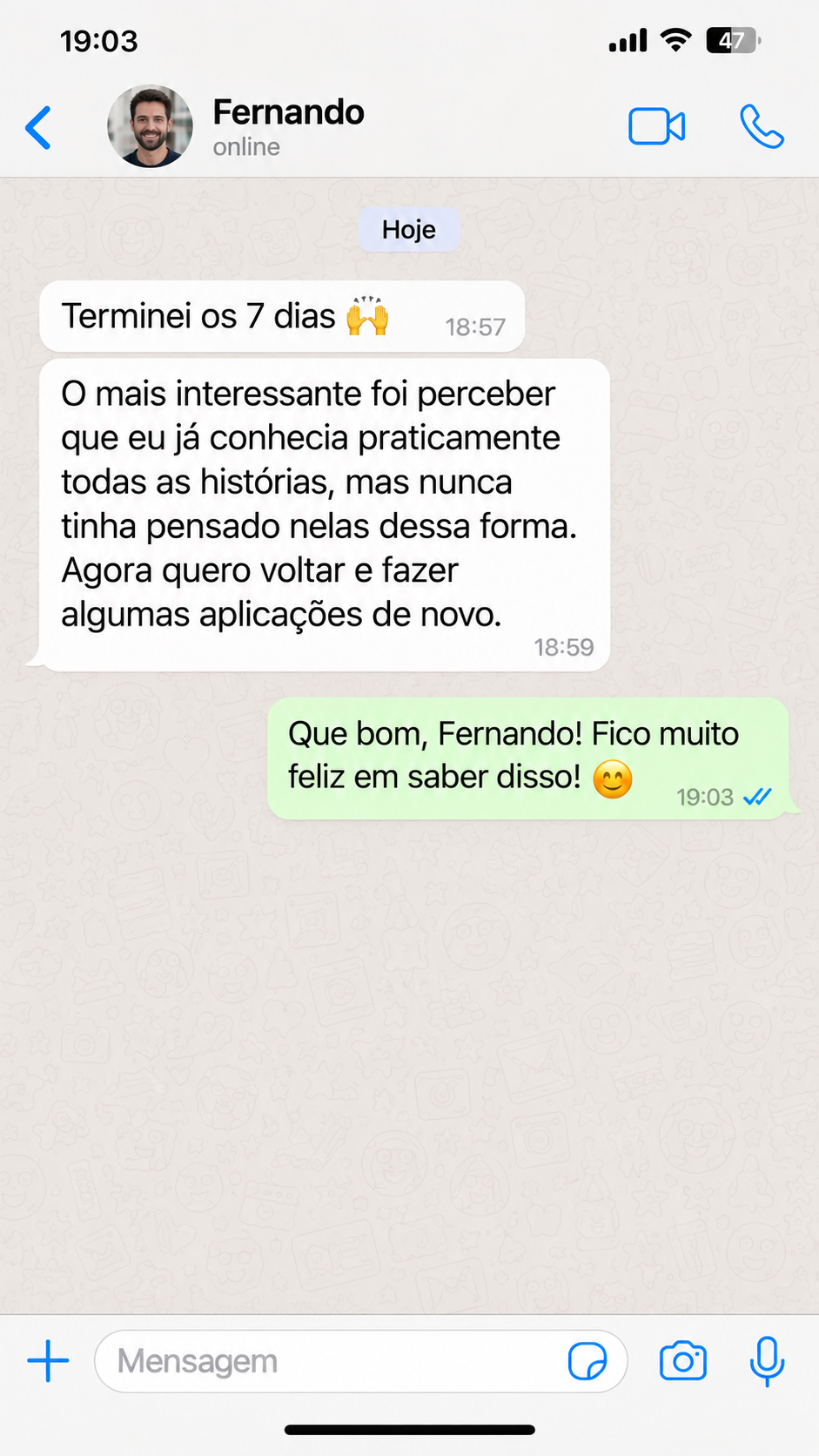 Depoimento de Fernando