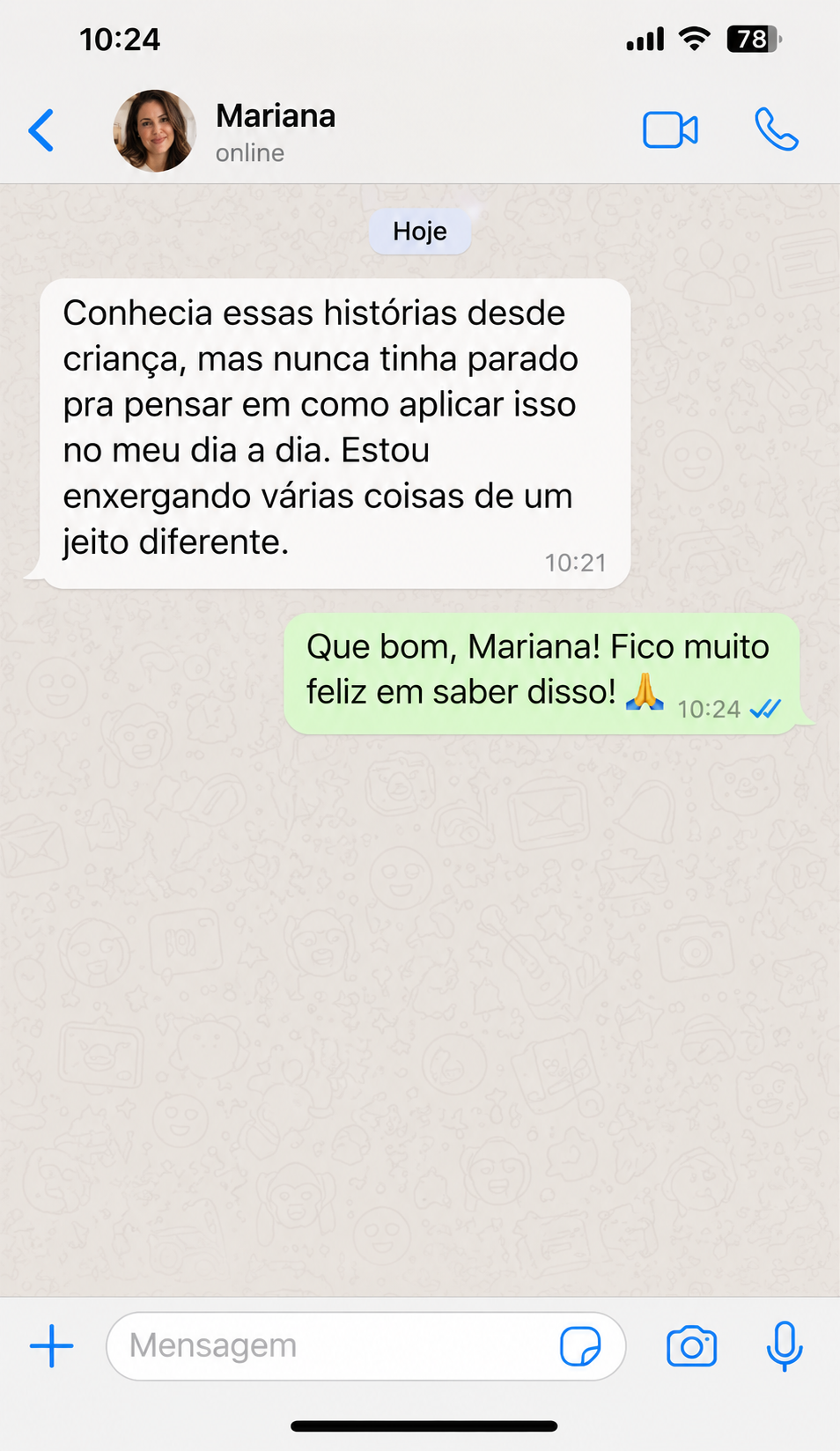 Depoimento de Mariana