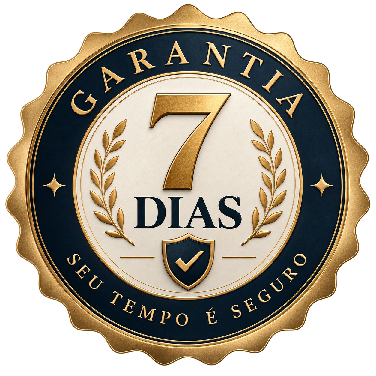Selo de garantia de 7 dias